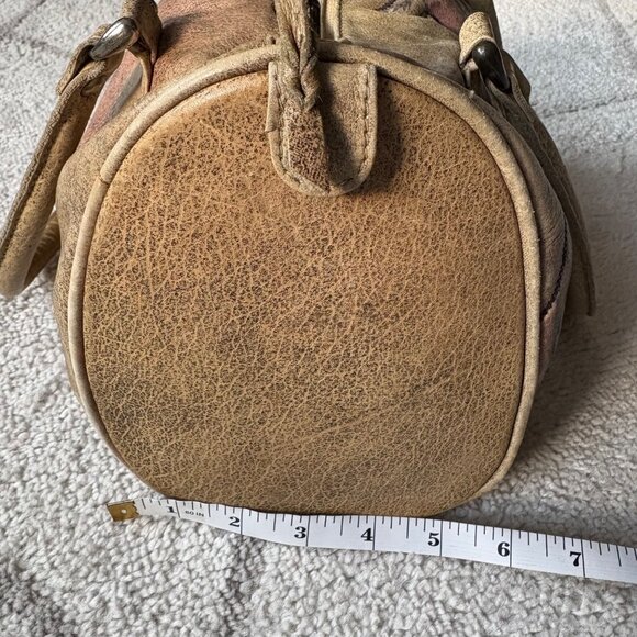 Vintage Hand-Painted Leather Satchel Safari Animals Emily Ann of Boca Raton - Picture 10 of 10